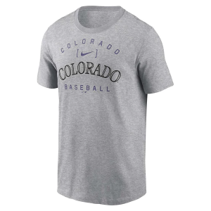 Colorado Rockies Athletic Arch T-Shirt XLarge Grey Heather
