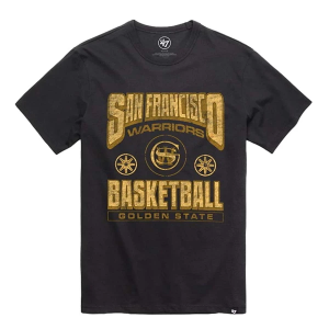 Golden State Warriors City Edition Overview 47 Brand T-Shirt Medium Black