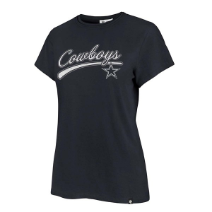 Women's Dallas Cowboys 47 Brand Believer T-Shirt Large Navy