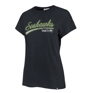 Women's Seattle Seahawks 47 Brand Believer T-Shirt Small Navy