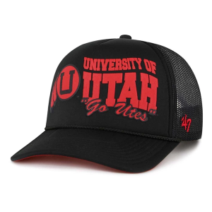 Utah Utes 47 Brand Region Retro Adjustable Hat One Size Black
