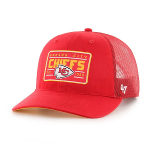 Kansas City Chiefs 47 Brand Hardline Trucker Adjustable Hat One Size Red