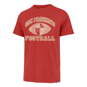 San Francisco 49ers 47 Brand Pathway T-Shirt Medium Red