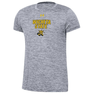 Wichita State Shockers Under Armour Girls' State Betty Kids' T-Shirt Large Grey