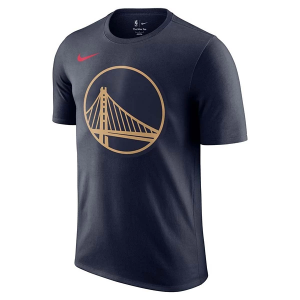 Golden State Warriors 2024 City Edition Logo Nike T-Shirt XSmall Navy