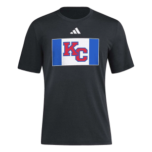 Kansas Jayhawks adidas KC Flag T-Shirt Small Black