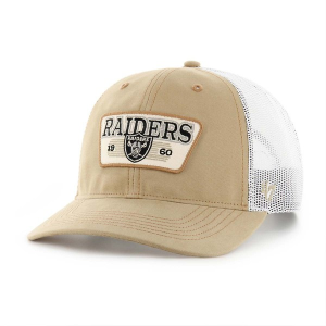 Las Vegas Raiders 47 Brand Ridgewood Adjustable Hat Khaki