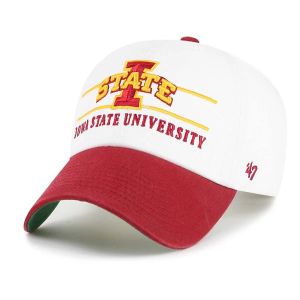 Iowa State Cyclones 47 Brand Double Header Cleanup Adjustable Hat One Size White