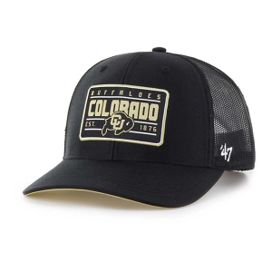 Colorado Buffaloes 47 Brand Hardline Trucker Adjustable Hat One Size Black