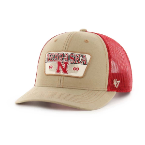 Nebraska Cornhuskers 47 Brand Ridgewood Adjustable Hat One Size Tan