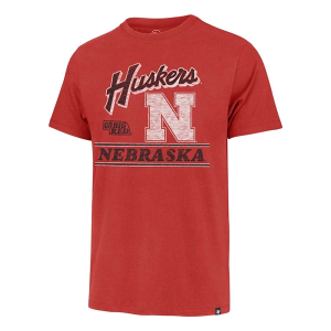 Nebraska Cornhuskers 47 Brand Fly By Frank T-Shirt Medium Red