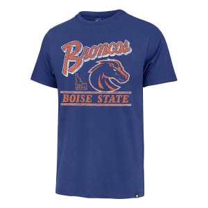 Boise State Broncos 47 Brand Fly By Frank T-Shirt Large Royal
