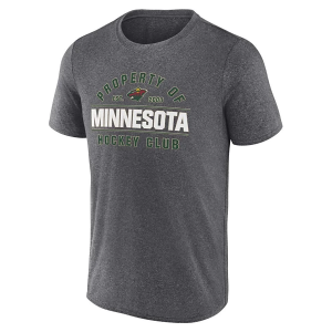 Minnesota Wild Fanatics Property Of T-Shirt Large Grey Heather