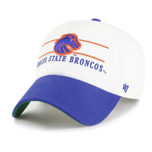 Boise State Broncos 47 Brand Double Header Cleanup Adjustable Hat One Size White
