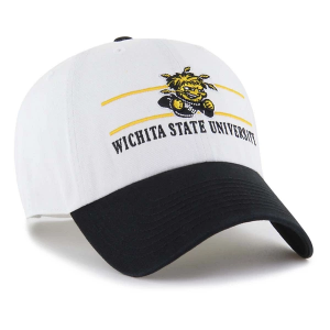 Wichita State Shockers 47 Brand Double Header Cleanup Adjustable Hat One Size White