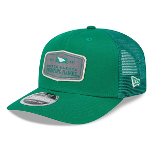 North Dakota Fighting Hawks New Era 970SS Label Adjustable Hat One Size Kelly Green