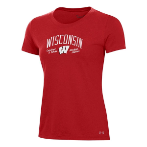 Under Armour Women's Wisconsin Badgers Cardingan T-Shirt