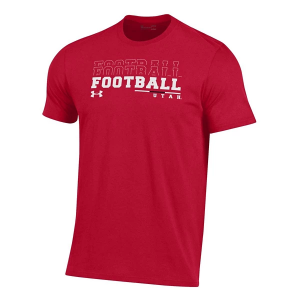 Utah Utes Under Armour Sideline Football T-Shirt Large Red