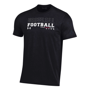 Utah Utes Under Armour Sideline Football T-Shirt Medium Black