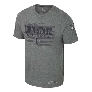Iowa State Cyclones Colosseum Operation Hat Trick Booyah T-Shirt Small Heather Grey