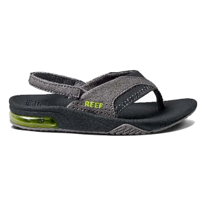 Boys' Reef Fanning Flip Flop Sandals Toddler 5T Grey Heather Volt