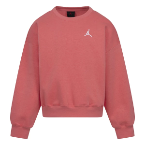 Girls' Jordan Brooklyn Essential Crewneck Sweatshirt 4 Pink Salt