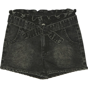 Girls' Joe's Jeans Gia High Rise Paperbag Jean Shorts 5 Black