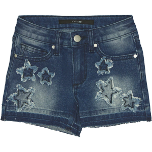 Girls' Joe's Jeans April Frey Hem Rise Jean Shorts 5 Blue