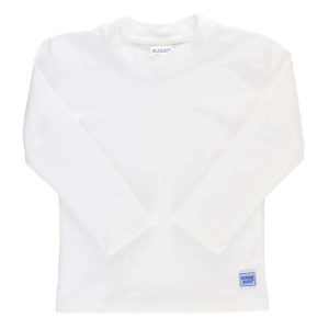 Boys' RuggedButts Solid Swim Rashguard Toddler 3T White