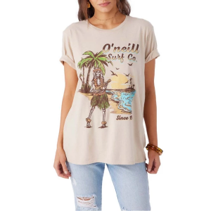 Women's O'Neill Hula Hula T-Shirt Small Cement