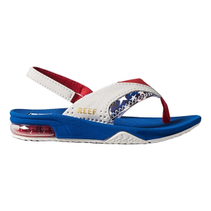 Reef Fanning Flip Flop Sandals Toddler 8T Red/White/Blue