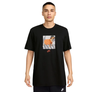 Men's Nike Sportswear Club HBR Dog T-Shirt Large Black