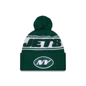 New York Jets New Era 2024 Sideline Beanie One Size Green
