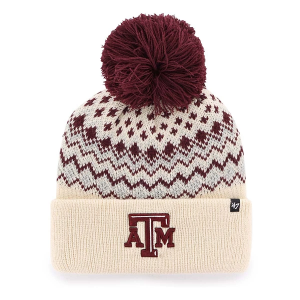 Texas A&M Aggies 47 Brand Women's Knit Cuff Beanie One Size Natural