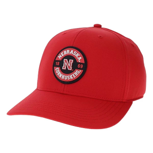 Nebraska Cornhuskers Legacy Athletic Back 9 Token Adjustable Hat One Size Scarlett