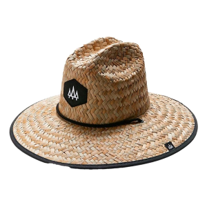Women's Hemlock Hat Co Solid Brim Straw Sun Hat One Size Blackout
