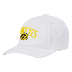 Iowa Hawkeyes UNRL Vented Adjustable Hat One Size White
