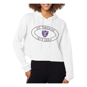 St. Thomas Tommies Chicka-D Women's Hoodie XLarge White