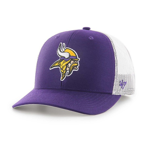 Minnesota Vikings 47 Brand Trucker Adjustable Hat One Size Purple