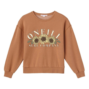 Girls' O'Neill Ana Crewneck Sweatshirt Large Tobacco Brown