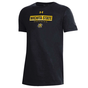 Wichita State Shockers Under Armour State Bring It Kids' T-Shirt Large Black