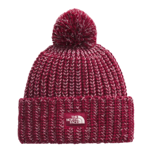 Women's The North Face Cozy Chunky Cabin Beanie One Size Beetroot/Mauve/Midnight Mauve/White Dune