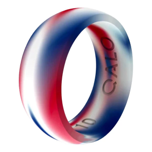 Men's Qalo RWB Folds Of Honor Classic Ring