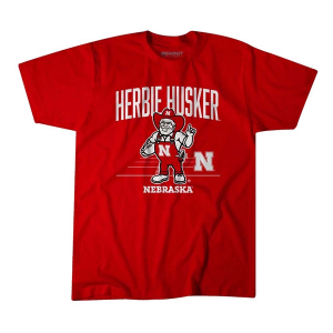 Nebraska Cornhuskers BreakingT Herbie Volleyball T-Shirt Large Red
