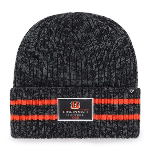 Cincinnati Bengals 47 Brand Sitka Beanie One Size Black