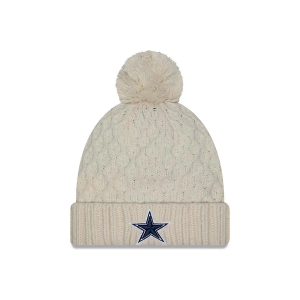 Women's Dallas Cowboys New Era Chunky Beanie One Size Ivory