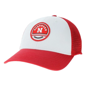 Nebraska Cornhuskers Legacy Clear Adjustable Hat One Size Black/White