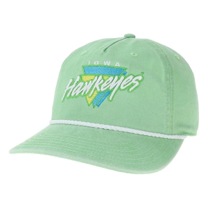 Iowa Hawkeyes Legacy Athletic Bayside Adjustable Hat One Size Lime