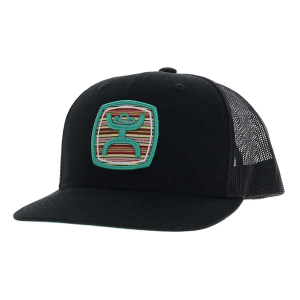 Men's Hooey Zenith Snapback Hat One Size Black/Serape