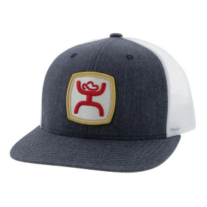 Hooey Zenith Snapback Hat One Size Grey/White